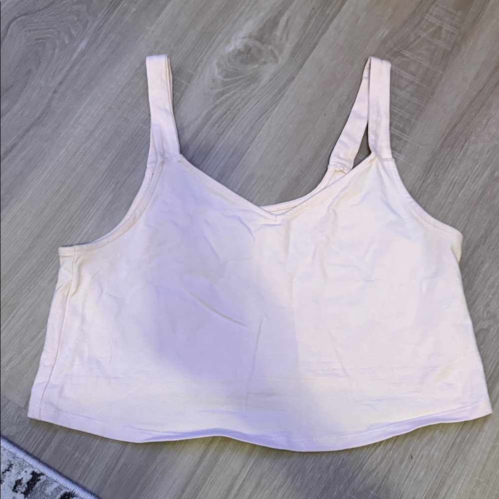 Torrid Light Pink Cropped Tank Top